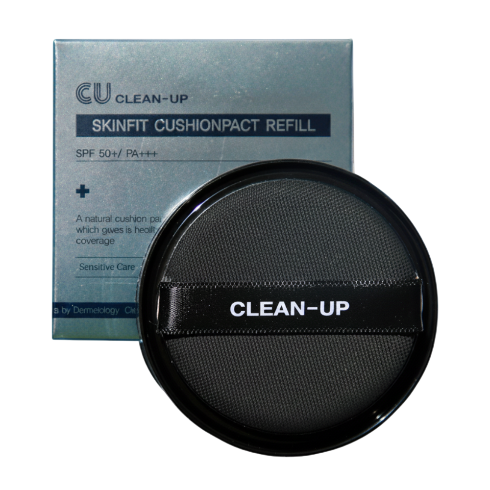 CU SKIN No.23 Clean-Up Skinfit Cushionpact SPF 50+ / PA+++ Refill 15g - Змінний блок до інноваційного кушону (23 тон) CU SKIN No.23 Clean-Up Skinfit Cushionpact SPF 50+ / PA+++ Refill 15g - Змінний блок до інноваційного кушону (23 тон)